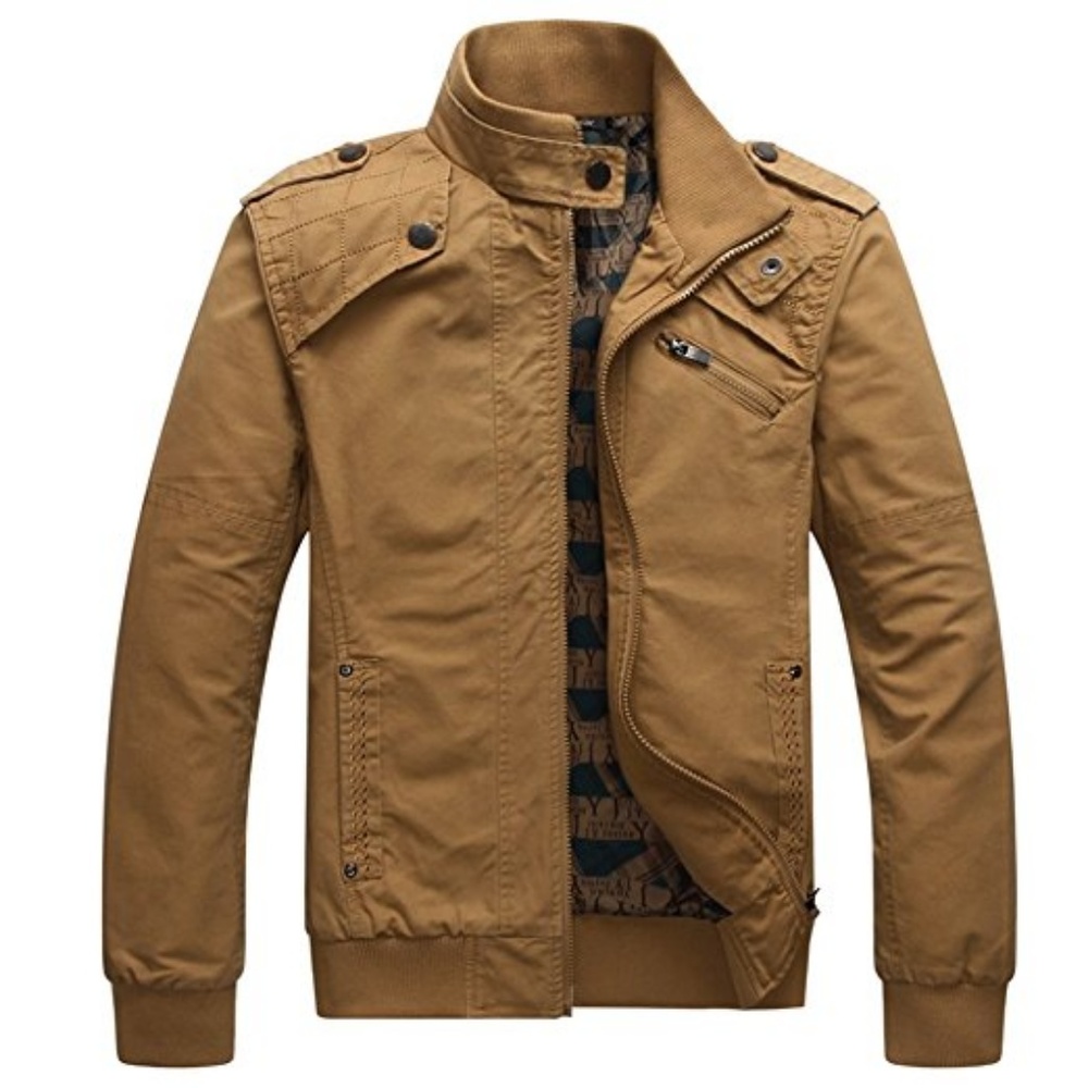 NEW Mens "Kah" Casual Full Zip Jacket